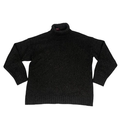 VINTAGE Burtons 90s Wool Polo Neck Jumper XL Turtle Roll Sweater Love Actually - Image 1 of 4