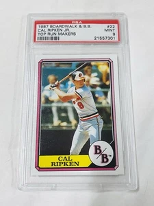 1987 TOPPS BOARDWALK CAL RIPKEN JR PSA 9 MINT  #22 HOF LOW POP ORIOLES - Picture 1 of 2