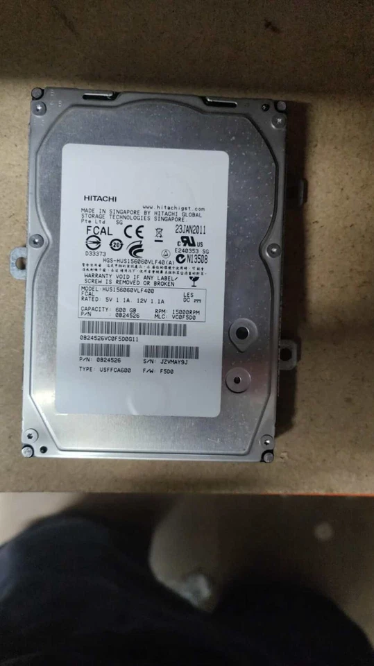 640849-001 HP 3Par T400 T800 T-Class 600GB 15K Fibre Channel 3.5" Hard Disk Driv - Image 1 of 1