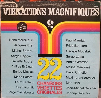 Vinyl LP Various - Vibrations Magnifiques G+ KF-103 Canada Pop - Image 1 of 4