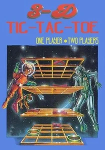 3-D Tic-Tac-Toe: Vintage Retro Game of Strategy for One or Two Players by Activi - Picture 1 of 1