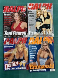 Bulk RALPH Magazines x 4 - 1997 '97 1998 '98 - Melissa Tkautz Toni Pearen - Picture 1 of 2