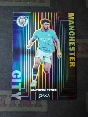 2025 DAKA Manchester City Team Box Soccer Gold Matheus Nunes /10 - Image 1 of 2