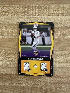 2025 UNO Elite Alt Jerseys Football Sam Darnold Yellow Card 37 Minnesota Vikings - Picture 1 of 2