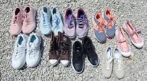 lot of 9 Women shoes Assortment size 6 to 10 GUC - Picture 1 of 5