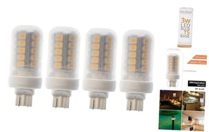  T5-3018-4 LED Bulb, 3W (18W Equivalent) T5 Halogen 4 Count (Pack of 1) - Picture 1 of 7
