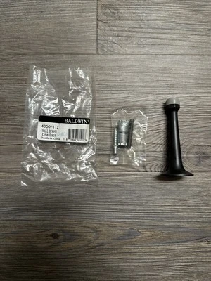 Baldwin 4050-112 Base Mounted Door Bumper Venetian Bronze 3-3/4" Door Stop - Image 1 of 4