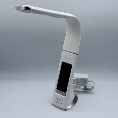 OttLite Thrive LED Sanitizing Desk Lamp with Clock and USB Charging C8USC - Image 1 of 4