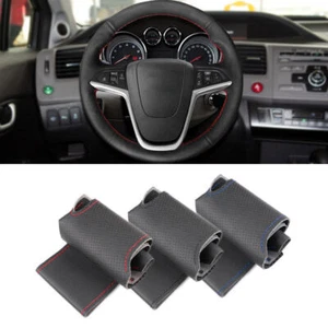 Cubierta protectora antideslizante de cuero para volante Opel Astra J Meriva B Zafira C - Imagen 1 de 14