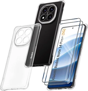 Coque Antichoc pour Xiaomi Redmi Note 14 PRO PLUS 5G + 2 Verre Trempé - Foto 1 di 8