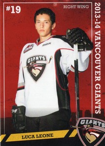 2013/14 Vancouver Giants - LUCA LEONE