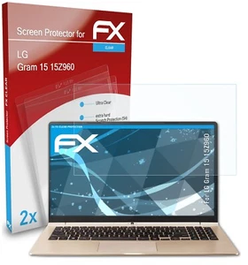 atFoliX 2x Film de Protection d'écran pour LG Gram 15 15Z960 Protecteur d'écran Transparent - Photo 1/8