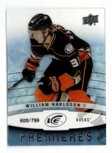 William KARLSSON UD Ice Premieres ROOKIE 656/799 Las Vegas Golden Knights MT RC  - Image 1 of 1