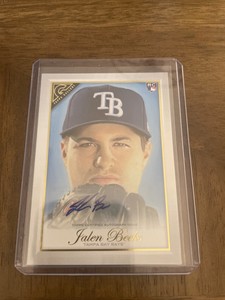 2019 Topps Gallery Baseball Rookie Auto Jalen Beeks M/NM