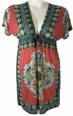 Vestido de encubrimiento para mujer Traje de baño Resort Wear Coral Azul Verde Talla única para la mayoría Foto 1 de 4