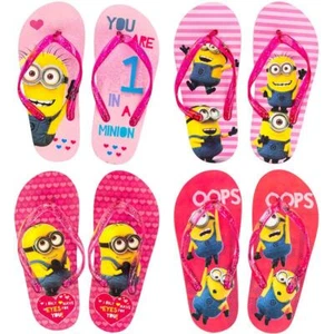 Kids Licenced Minions Flip Flop 'You are 1 in a Minion' Outdoor Beach - Picture 1 of 10