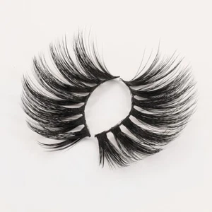 6 Pairs False Eyelashes Mink Natural Extension Black Makeup 5D Black Soft Lashes - Picture 1 of 12