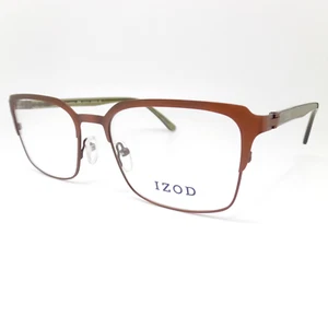 IZOD IZ 2117 Brown 54mm New Authentic RX Eyeglass Frame - Picture 1 of 4