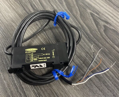 Banner D12EP6FP Plastic Fiber Optic Photoelectric Proximity Sensor 10-30VDC -USA - Image 1 of 4