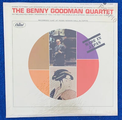 SEALED!! The Benny Goodman Quartet Made In Japan 1965 Vinyl LP Brand NEW! PROMO! - Image 1 of 2