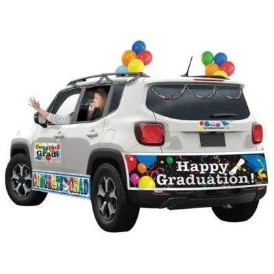 Graduation Car Decorating Kit Party Box 21 pieces - Image 1 of 2