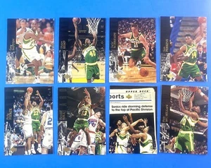 1993-94 Upper Deck Special Edition SEATTLE SONICS Team Set (8) - Kemp - Payton - Picture 1 of 2