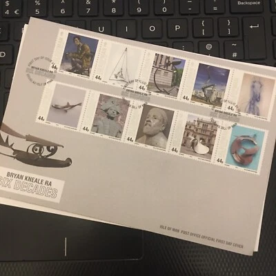 Isle of Man 2015 Kneale Six Decades FDC First Day Cover QUEENS HEAD MSNG HORSE — 第 1/3 张图片