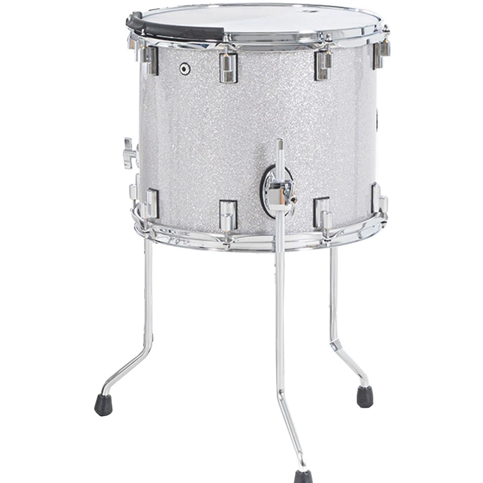 GEWA GD839.255, 14"x12" E-Drum Shell Floor Tom Silver Sparkle Foto 1 de 1