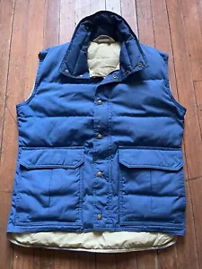 Gilet REI Down Snap Up anni 80 made in USA vintage taglia L - Foto 1 di 7