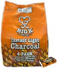Big K Instant Lighting Lumpwood Charcoal BBQ Barbeques Coal With Safety Matches