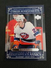 2004-05 UD LEGENDS CLASSICS MIKE BOSSY #60 #ed 18/75 CAREER ACHEIVEMENTS