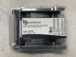BADGEPASS YMCKO 300 TIRAGES/ROULEAU - Photo 1/3