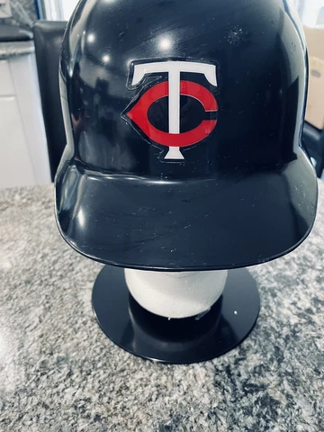 Minnesota Twins LEFT HAND F/S 1 FLAP BATTING HELMET SIZE 7 3/8 RARE ABC HELMET Cover