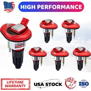 6 Pack Ignition Coils for Chevy Trailblazer GMC Canyon Envoy UF-303 C1395 - Picture 1 of 13