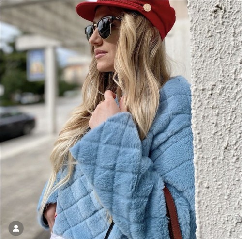 VETEMENTS FELPA ZARA ECOPELLICCIA Taglia GRANDE