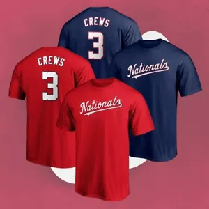 Hot New!!! Dylan #3 Crews Washington Team Name & Number T-Shirt S-5XL - Picture 1 of 6