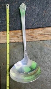 1881 ROGERS VINTAGE 1948 PLANTATION PATTERN SILVERPLATED "7 1/8" GRAVY LADLE 🤎 - Picture 1 of 6