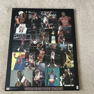 1998 Rare Mounted Starline Michael Jordan Through the Years Collage Poster - Picture 1 of 7