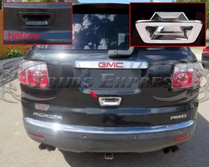 GMC Acadia 2006-2012 cromo puerta trasera manija cubierta puerta levadiza trasera 1 pieza adhesiva - Imagen 1 de 2