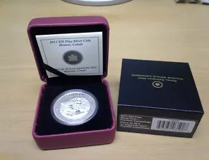 2012 1 oz Silver Canadian $20 Coin - Carmichael's Houses, Cobalt 9000 - Picture 1 of 7