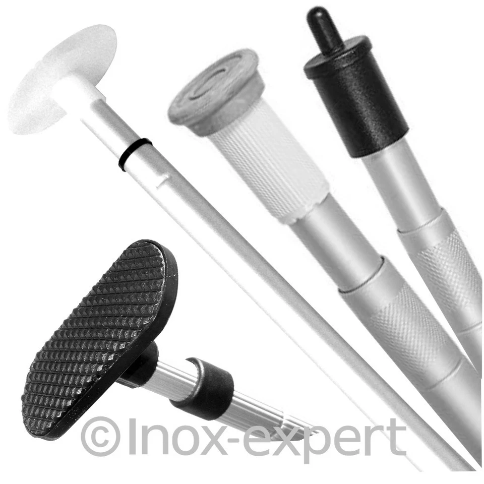 INOX-EXPERT Persenning-Stütze Teleskopstütze f Bootsplane Alu Planenstütze Abdeckplane Plane