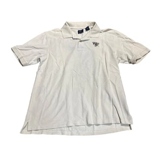 Men’s Izod Wake Forest Polo - Size Large - Demon Deacons - Beige - Picture 1 of 4