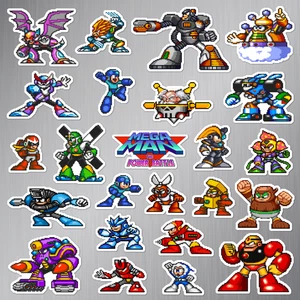 Mega Man The Power Battle Magnete Arcace Spiel Pixel Art 24 Magnet Pack - Bild 1 von 1
