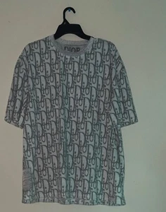 Dior Gray Logo Men's Shirt Size XXL NWT - Picture 1 of 9