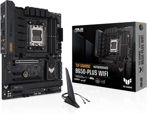 TUF GAMING B650-PLUS WIFI AMD Ryzen AM5 ATX Motherboard, 14 Power Stages, Pcie 5 - Picture 1 of 12