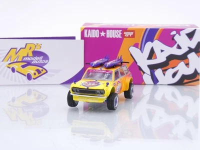 TSM MINI GT KHMG210 # Datsun 510 Wagon 4x4 " Kaido House Kaido Islands V1 " 1:64