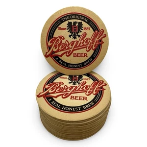 Sottobicchieri Cartone Birra Berghoff Originali Vintage Breweriana Bar Uomo Cave x18 - Foto 1 di 2