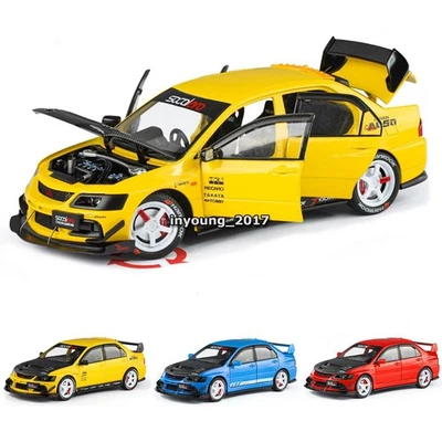 1:24 Mitsubishi Lancer EVO IX Modelo Coche Diecast Coches de Juguete para Niños Niños Regalos Foto 1 de 4