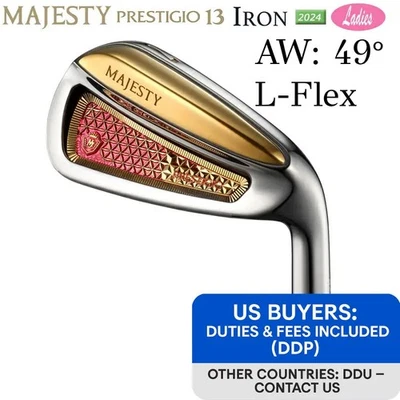 Ladies Majesty Prestigio XIII 13 AW Wedge 49° L-Flex TL760 w/Headcover Women - image 1 of 4
