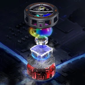 Refroidisseur Magnétique pour Téléphones RGB Éclairage et Lecture Températu - Photo 1 sur 12